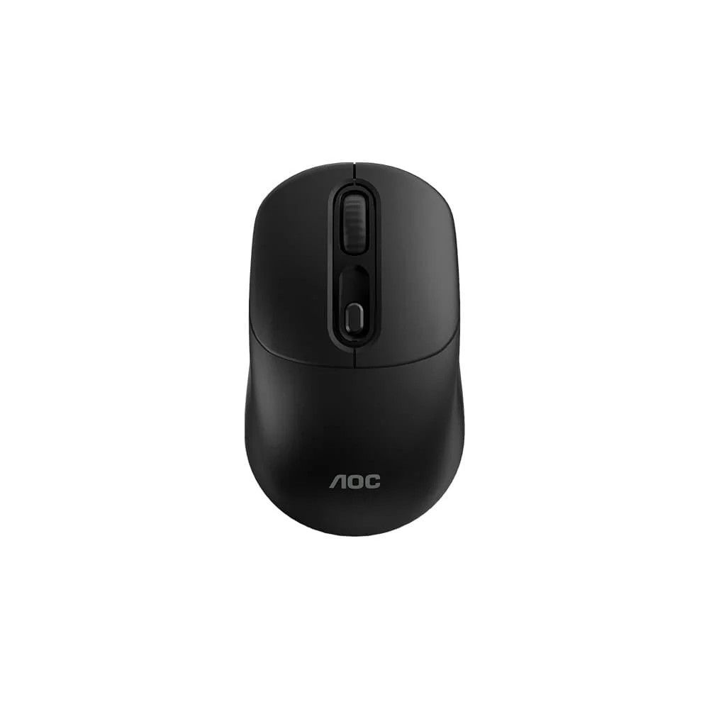 Mouse Sem Fio Aoc Ms300 Recarregável, 800-1600 Dpi, 4 Botões, Preto Mouse Sem Fio Aoc Ms300 Recarregável, 800-1600 Dpi, 4 Botões, Preto