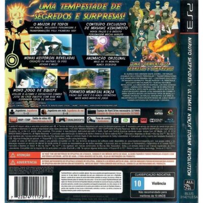 Naruto Shippuden Ultimate Ninja Storm Revolution - Ps3 #1** (Risco,Capa,Encarte)