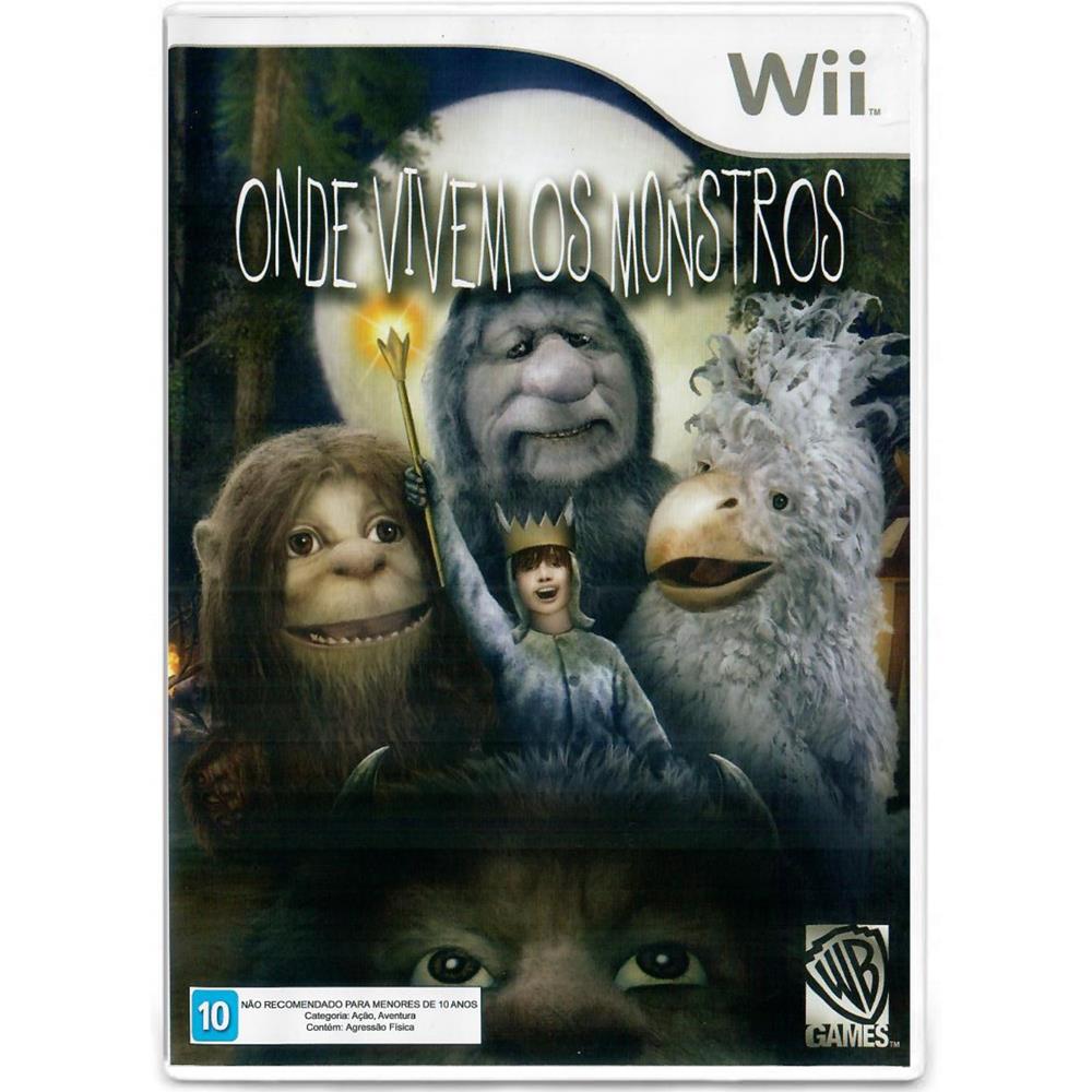Onde Vivem Os Monstros – Nintendo Wii #2 (Capa) Onde Vivem Os Monstros - Nintendo Wii #2 (Capa)