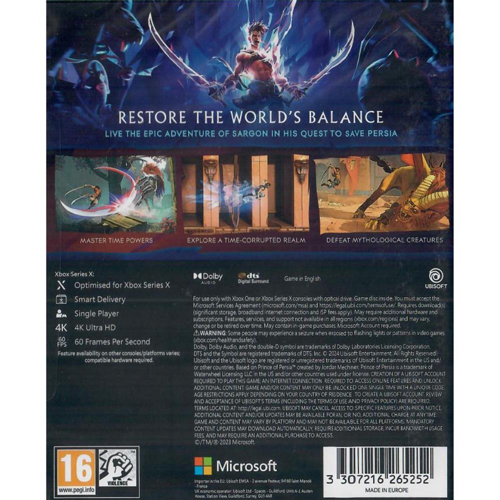 Prince Of Persia The Lost Crown - Xbox Series X Xbox One (Novo) (Europeu)