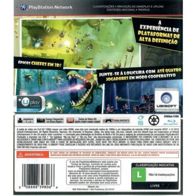 Rayman Legends - Ps3 (Seminovo)
