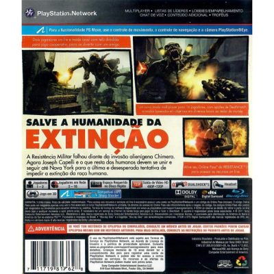 Resistance 3 - Ps3 (Usado) (Trava Do Disco)