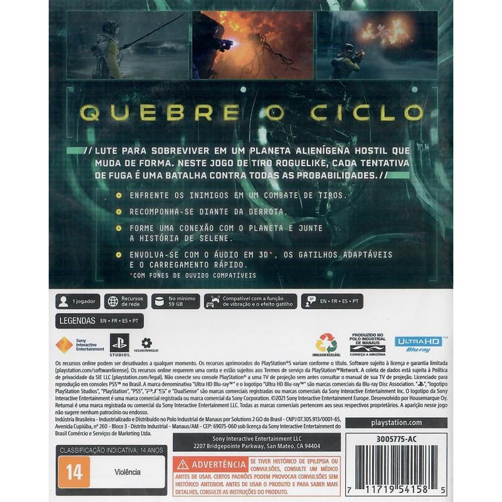 Returnal - Ps5 (Usado)