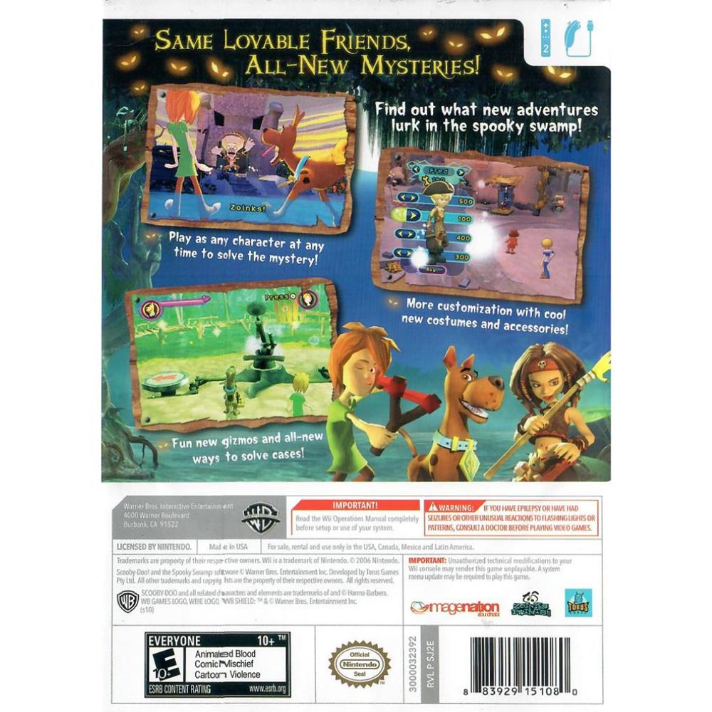 Scooby-Doo! And The Spooky Swamp - Nintendo Wii (Usado)