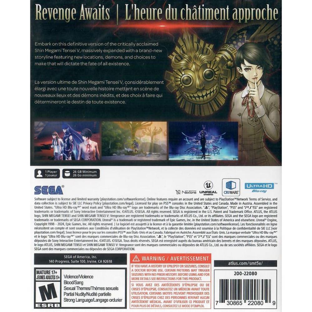 Shin Megami Tensei V: Vengeance - Ps5 (Seminovo)