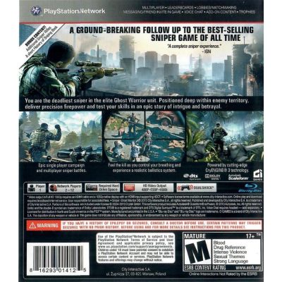 Sniper 2 - Ghost Warrior - Limited Editon - Ps3 (Seminovo)