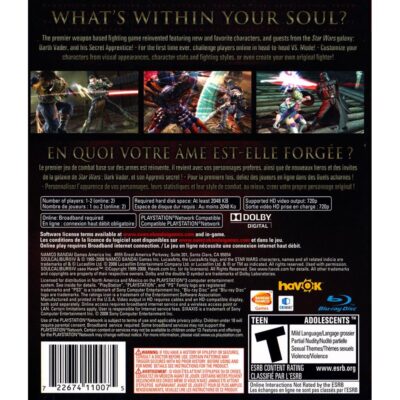 Soul Calibur Iv - Ps3 (Seminovo)