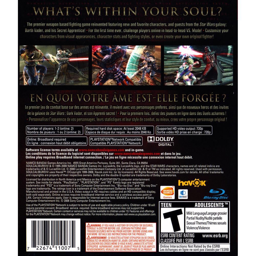 Soul Calibur Iv - Ps3 (Seminovo)
