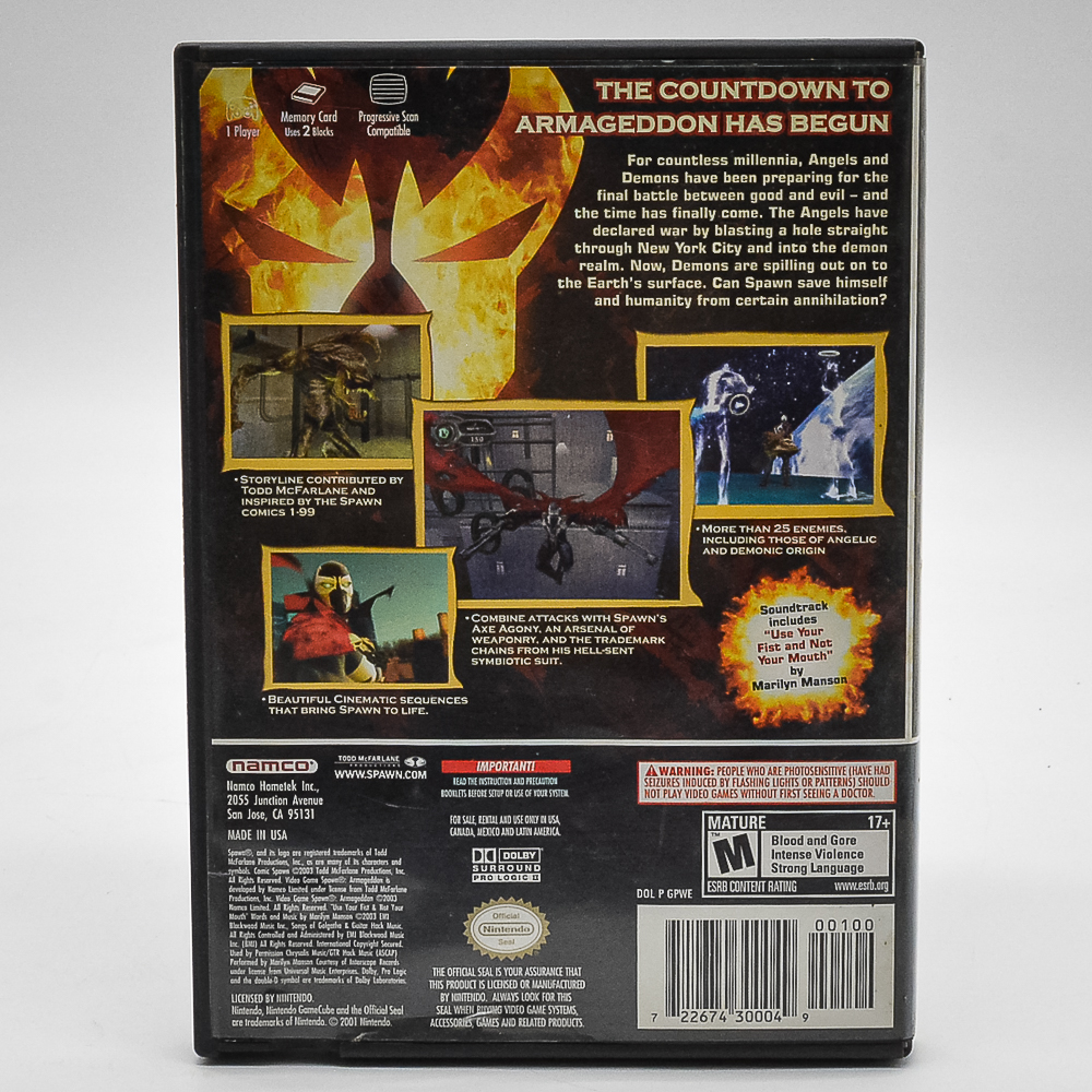 Spawn Armageddon - Game Cube (Sem Manual) (Seminovo)