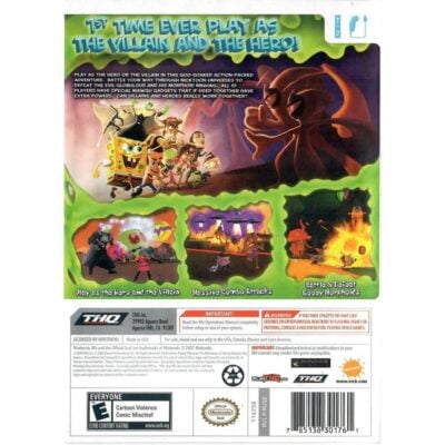 Sponge Bob Squarepants Globs Of Doom- Nintendo Wii