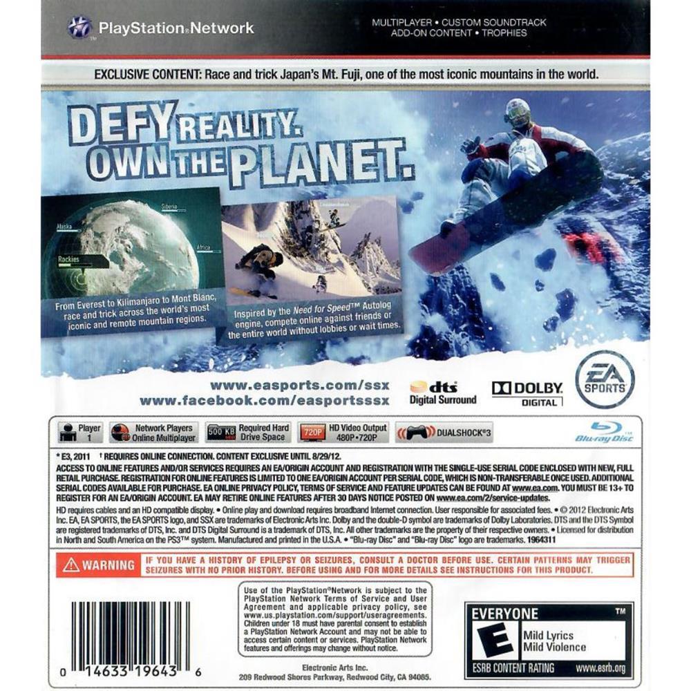 Ssx - Ps3 (Seminovo)