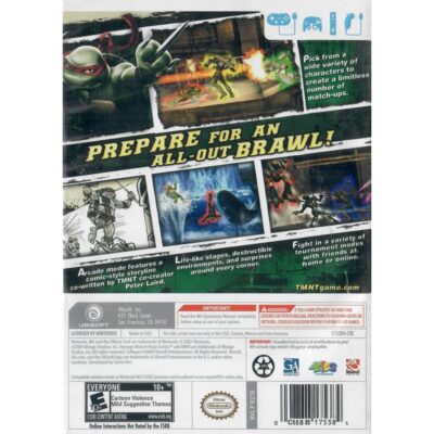 Teenage Mutant Ninja Turtles Smash-Up - Nintendo Wii (Novo)