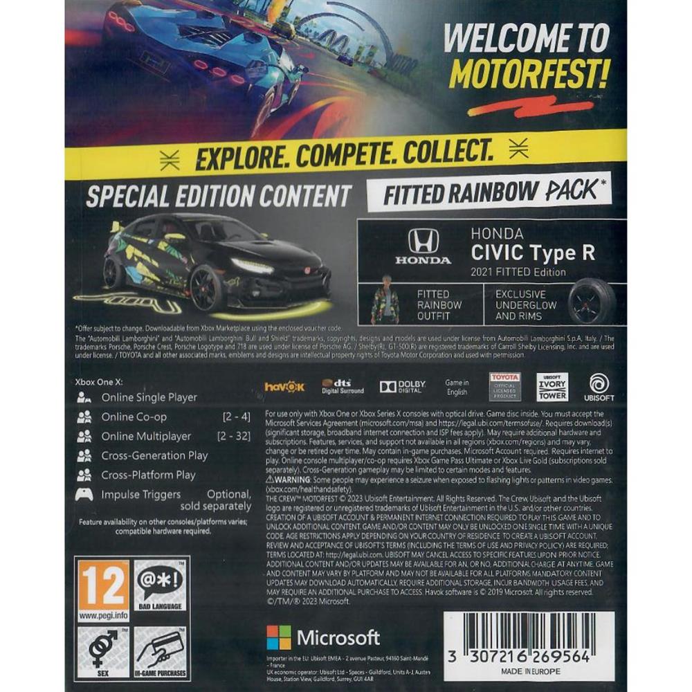 The Crew Motor Fest Special Edition - Xbox One (Novo) (Europeu)