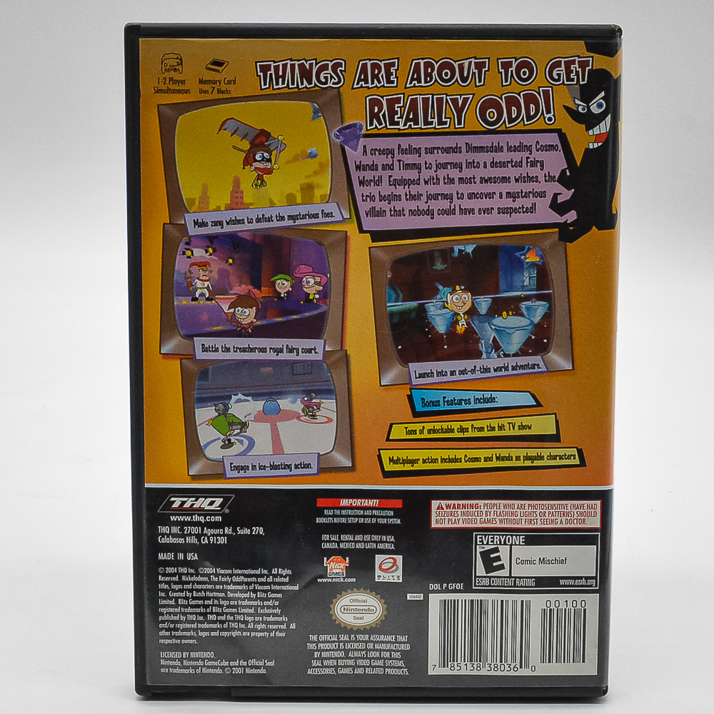 The Fairly Odd Parents! Shadow Showdown - Game Cube (Usado)