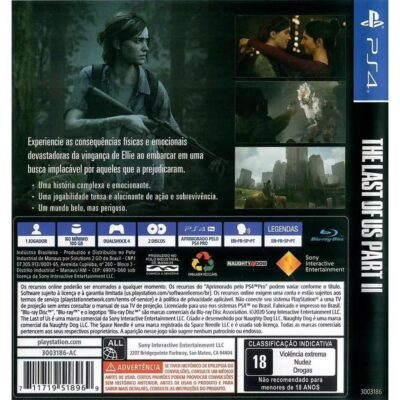 The Last Of Us Parte 2 - Ps4 (Usado) (Adesivo No Disco)