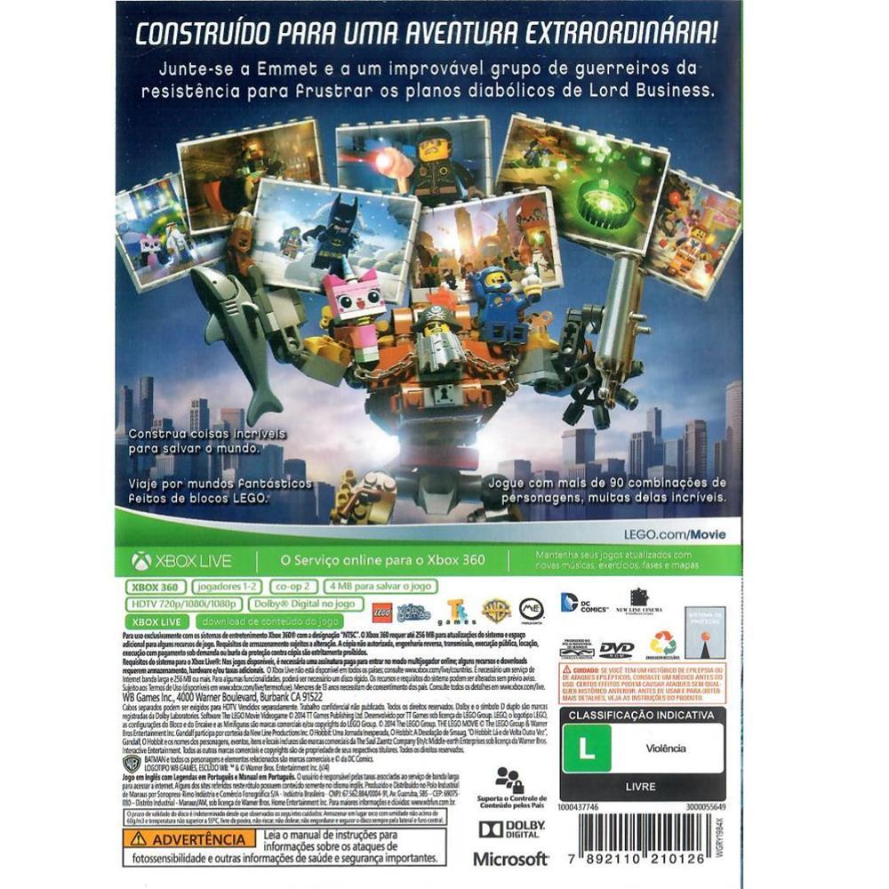 The Lego Movie Videogame - Xbox 360 (Usado) (Sem Manual)