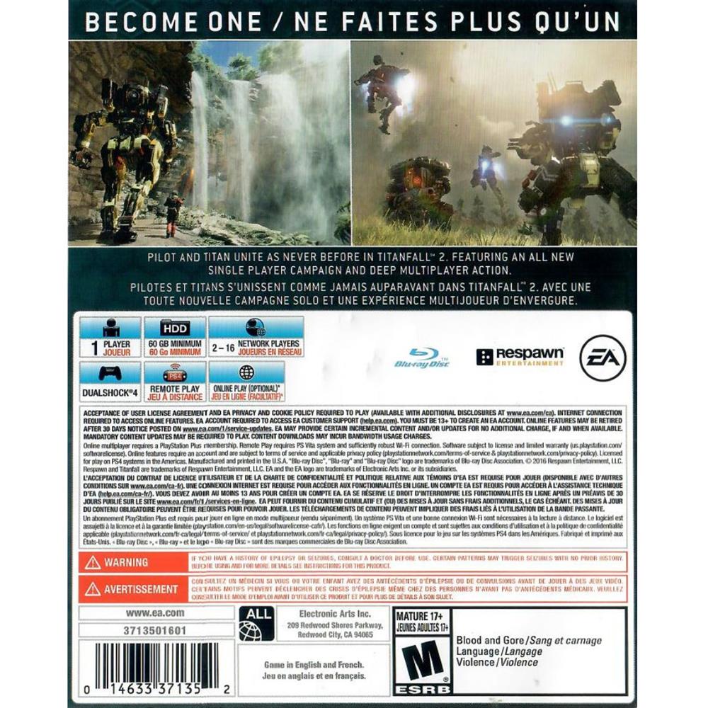 Titanfall 2 - Ps4 (Usado)