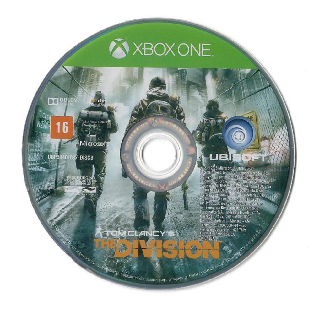 Tom Clancys The Division – Xbox One (Usado) (Somente O Disco) Tom Clancys The Division - Xbox One (Usado) (Somente O Disco)