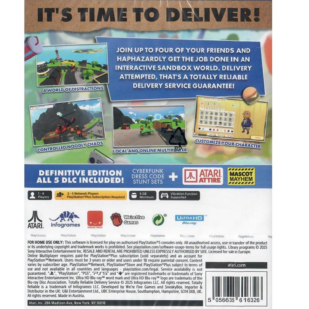 Totally Reliable Delivery Service Definitive Edition - Ps5 (Novo)