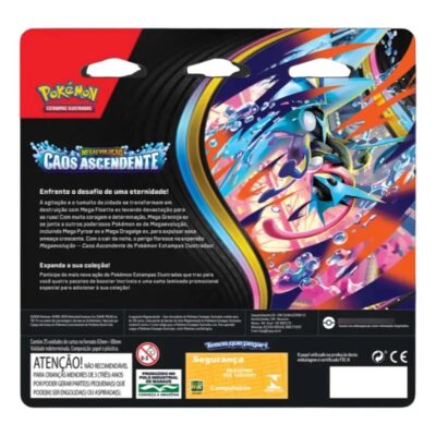 Trading Card Game Pokemon - Pokémon Blister Quádruplo Megaevolução Caos Ascendente Toxel (25 Cartas) (Novo)