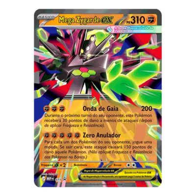 Trading Card Game Pokemon - Pokémon Coleção Mega Zygarde Ex (61 Cartas)
