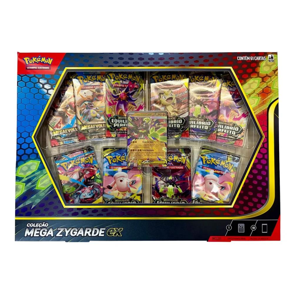 Trading Card Game Pokemon – Pokémon Coleção Mega Zygarde Ex (61 Cartas) Trading Card Game Pokemon - Pokémon Coleção Mega Zygarde Ex (61 Cartas)