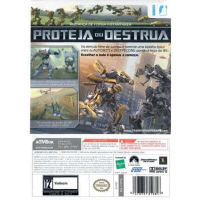 Transformers The Game - Nintendo Wii (Seminovo)