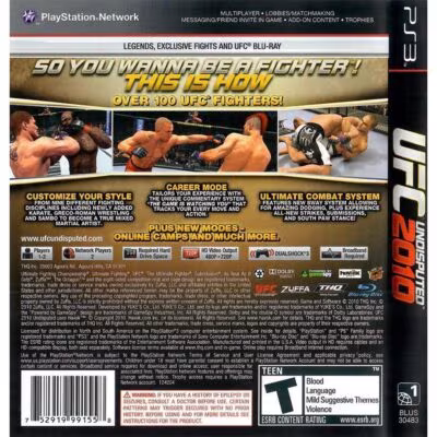 Ufc Undisputed 2010 - Ps3 (Usado)
