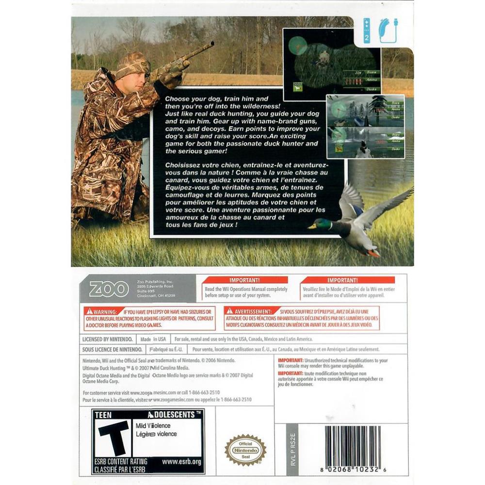 Ultimate Duck Hunting - Nintendo Wii (Risco) #1