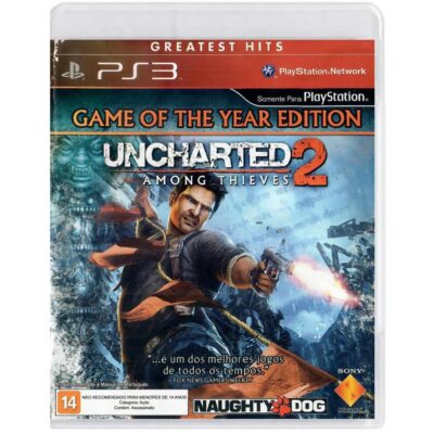 Uncharted 2 Among Thieves (Greatest Hits) - Ps3 (Usado) (Sem Manual)