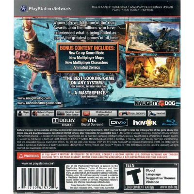 Uncharted 2 Among Thieves - Ps3 (Usado)