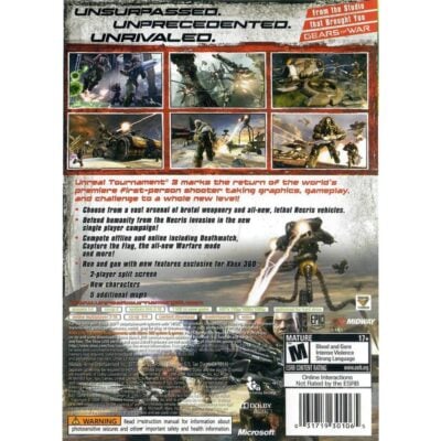 Unreal Tournament Iii - Xbox 360 (Usado)