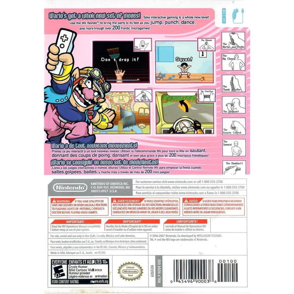 Wario Ware Smooth Moves - Nintendo Wii
