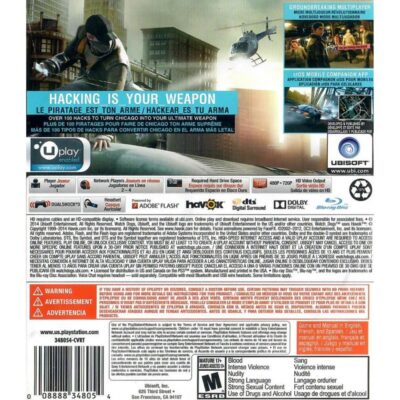 Watch Dogs - Ps3 (Seminovo)