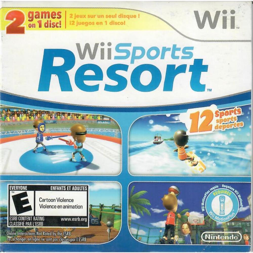 Wii Sports Resort 2 In 1 – Nintendo Wii (Capinha De Papelão) (Usado) Wii Sports Resort 2 In 1 - Nintendo Wii (Capinha De Papelão) (Usado)