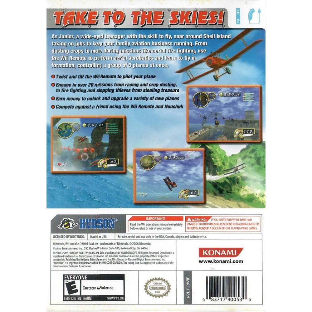 Wing Island - Nintendo Wii (Seminovo)