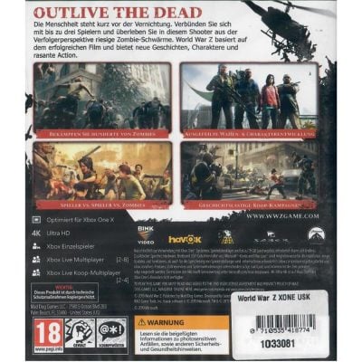 World War Z - Xbox One (Novo) (Europeu)