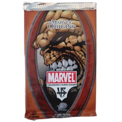 Marvel Origins Booster Pack (01 Booster) (14 Cards) (Edição Em Português) (Novo)