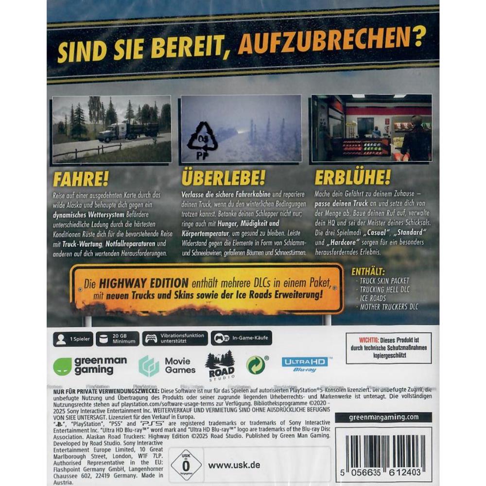 Alaskan Road Truckers Highway Edition - Ps5 (Novo) (Europeu)