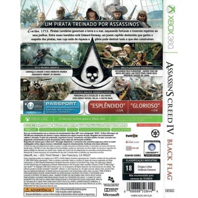 Assassins Creed Iv Black Flag - Xbox 360 (Usado)