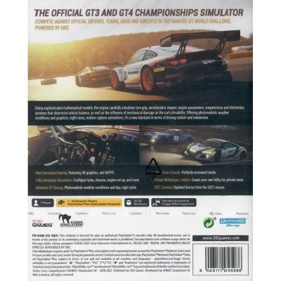 Asseto Corsa Competizione The Official Gt World Challenge Game - Ps5 (Novo) (Europeu)