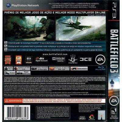 Battlefield 3 - Ps3 (Sem Manual) (Usado)