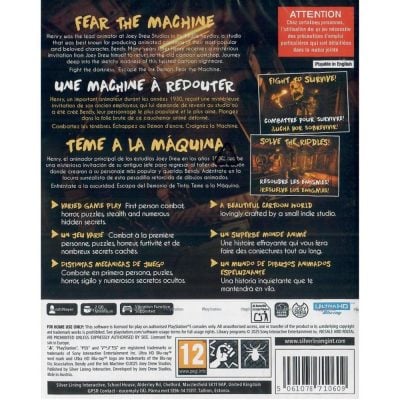Bendy And The Ink Machine - Ps5 (Novo) (Europeu)