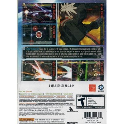 Blazblue Continuum Shift - Xbox 360 (Novo)
