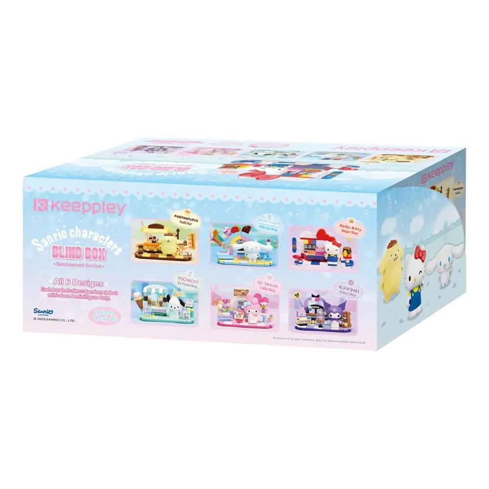 Bloco De Montar Set Restaurante Personagens - Hello Kitty E Amigos (Novo)