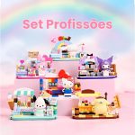 Bloco De Montar Set Restaurante Personagens – Hello Kitty E Amigos (Novo) Bloco De Montar Set Restaurante Personagens - Hello Kitty E Amigos (Novo)