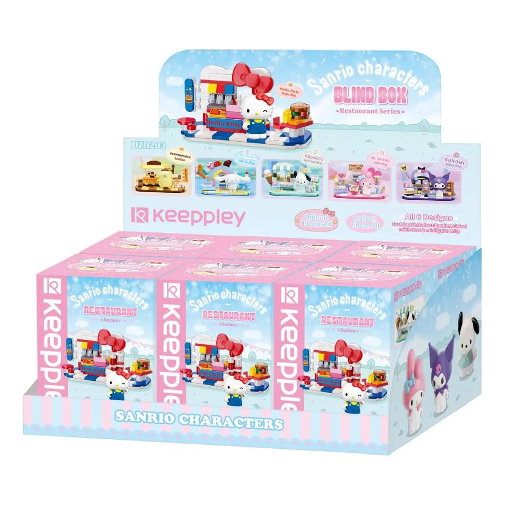 Bloco De Montar Set Restaurante Personagens – Hello Kitty E Amigos (Novo) Bloco De Montar Set Restaurante Personagens - Hello Kitty E Amigos (Novo)
