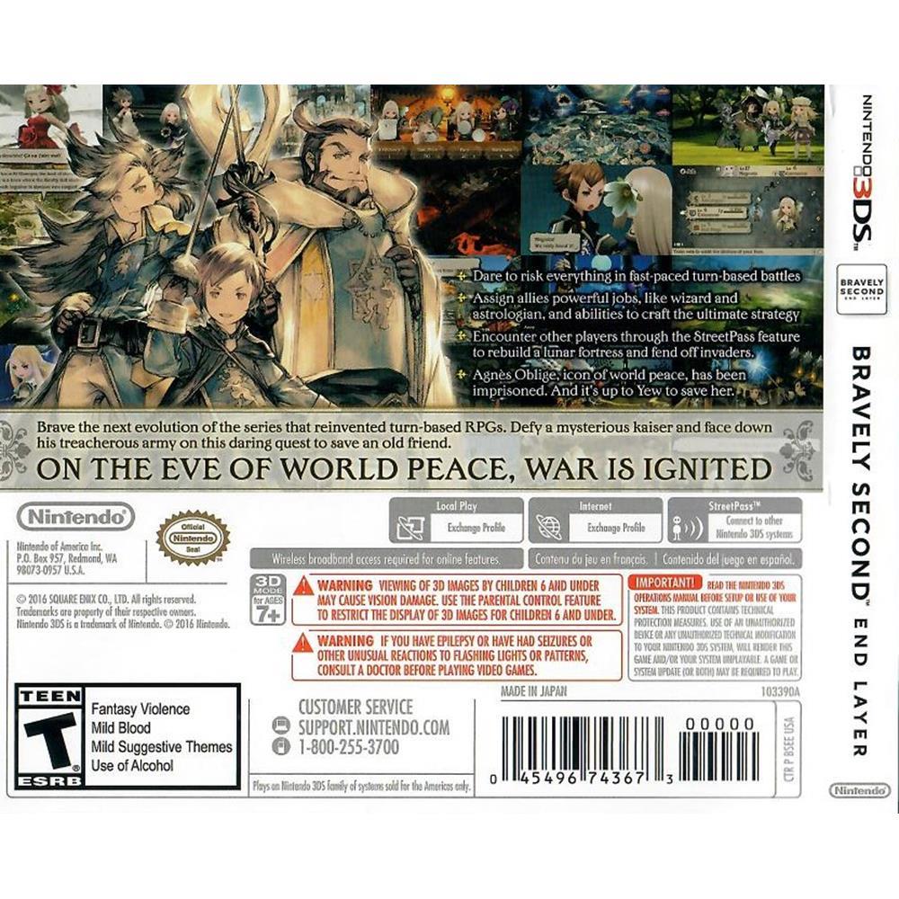 Bravely Second End Layer - Nintendo 3Ds (Novo)