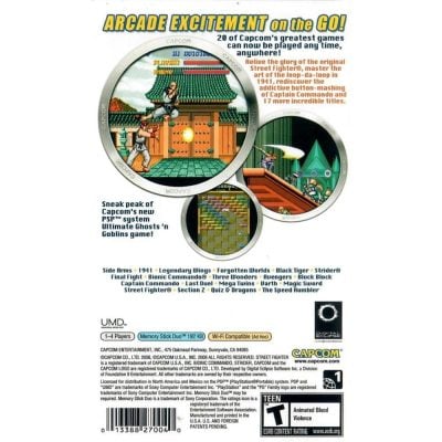 Capcom Classics Collection Remixed - Psp (Seminovo)