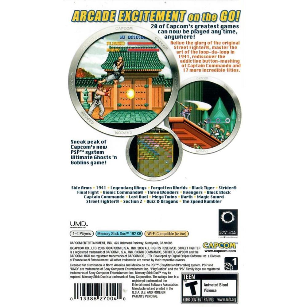 Capcom Classics Collection Remixed - Psp (Seminovo)